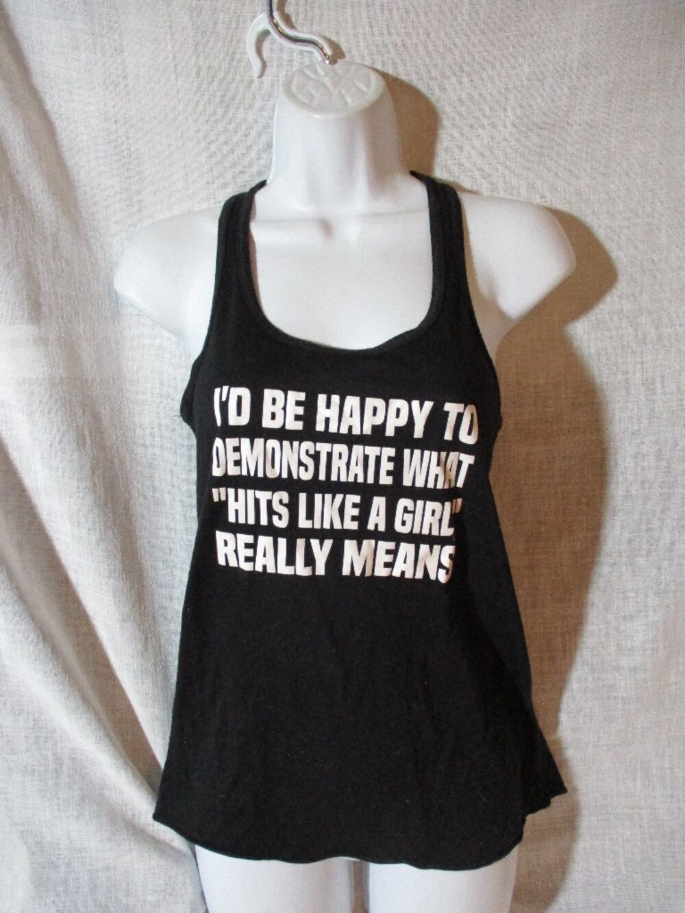 BELLA CANVAS FIGHT LIKE A GIRL Tough Resilient TANK TOP Athletic Workout Running